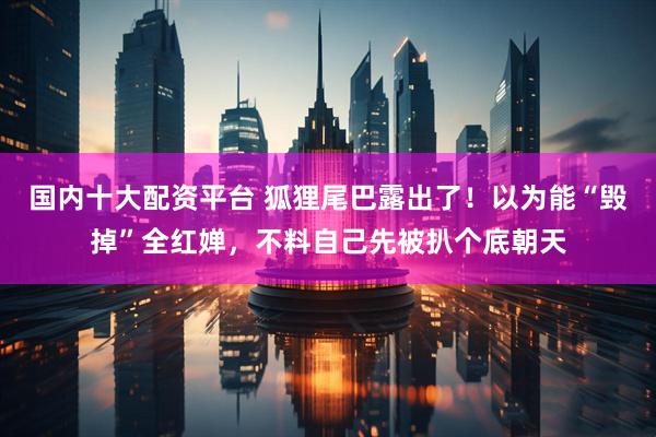 国内十大配资平台 狐狸尾巴露出了！以为能“毁掉”全红婵，不料自己先被扒个底朝天
